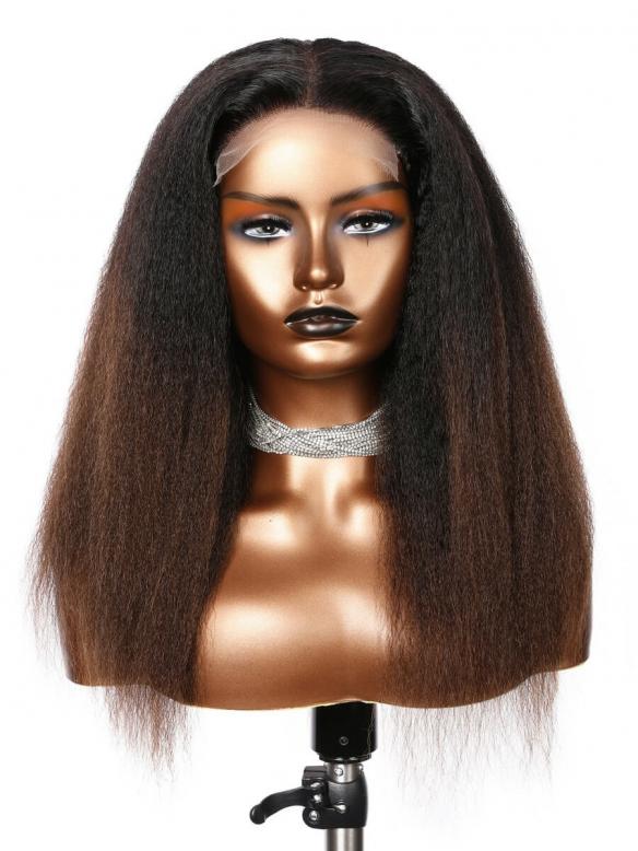 Lydia Beginnerswig Collection Min Lace Wig Ombre Kinky Straight