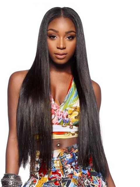 New Indian Remy Long Straight 13 4 Lace Front Human Hair Wig Lace Front Wigs Wig Encounters