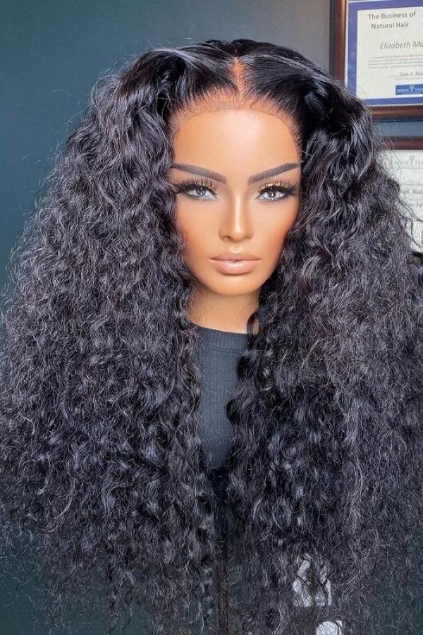 NEW WAVY HUMAN HAIR LACE FRONT WIG-WLF288 - Home - Wig Encounters