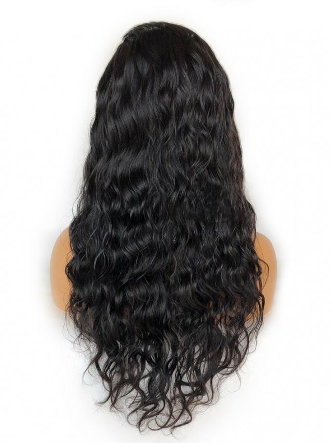 Invisible HD skin melt swiss lace 6 inches deep parting beachy wave ...