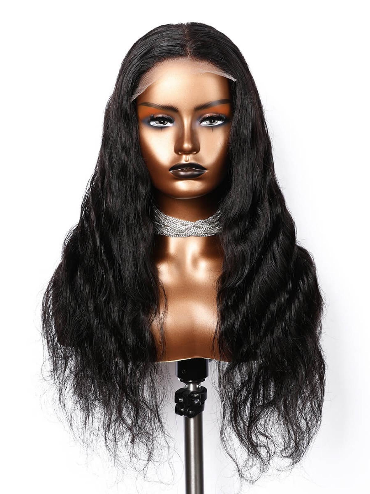 DELLA-BEGINNERS’WIG COLLECTIO -10-MIN LACE WIG-BLACK LOOSE WAVE-LACE ...